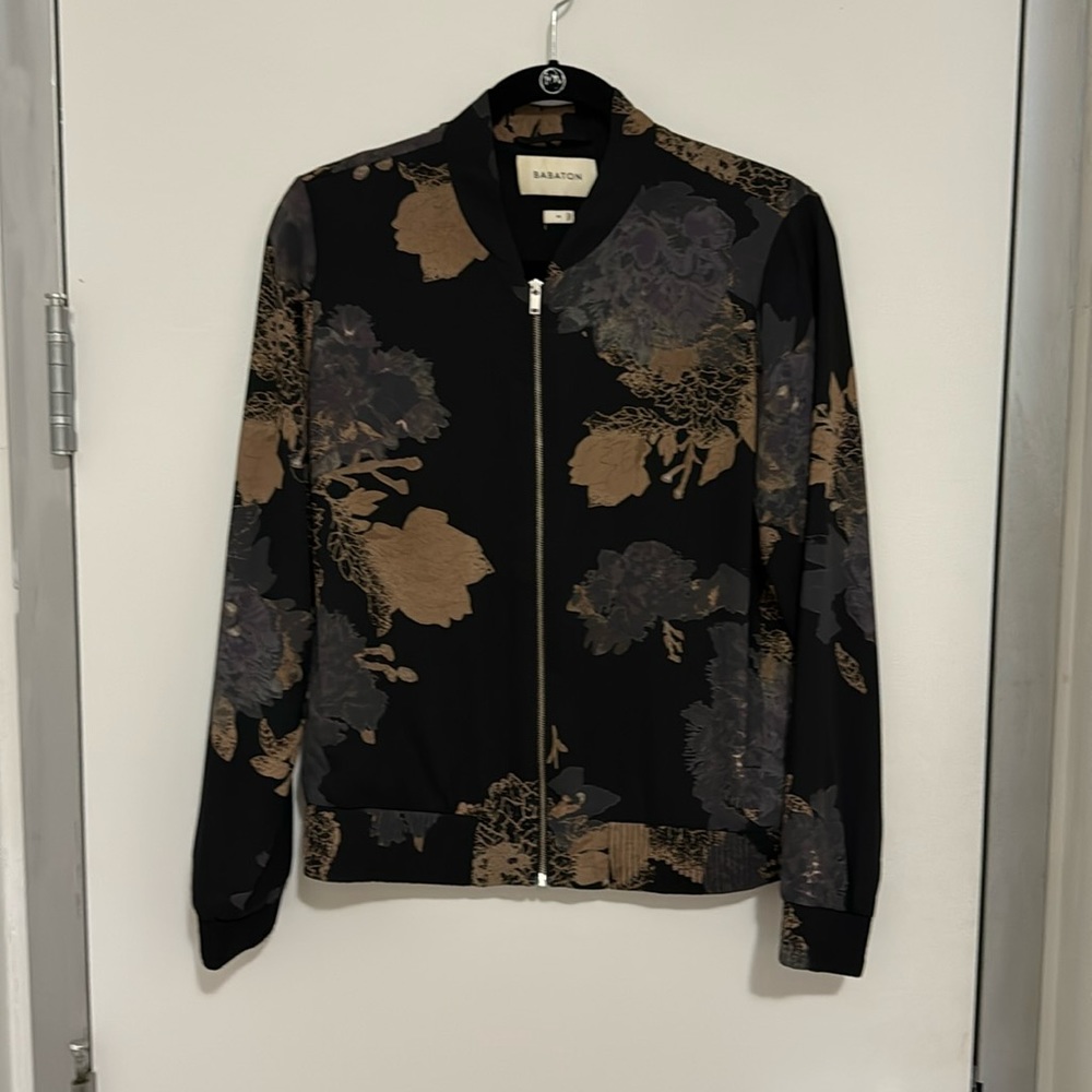 Aritzia Babaton Floral Print Bomber (Size M)